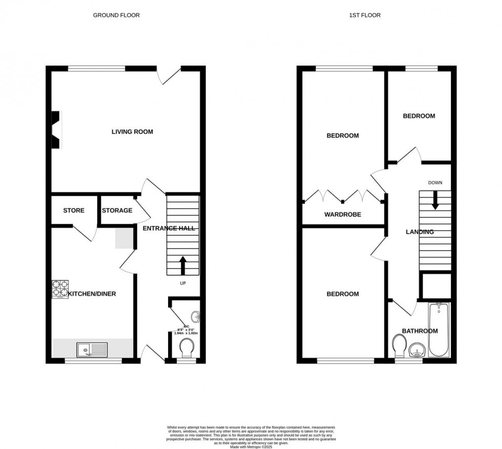 Floorplan for Marlwood, Cotgrave, Nottingham