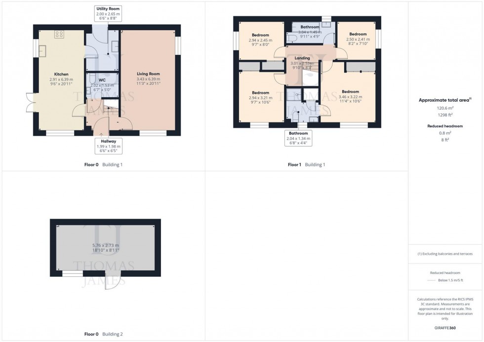 Floorplan for Hallam Drive, Radcliffe-On-Trent, Nottingham