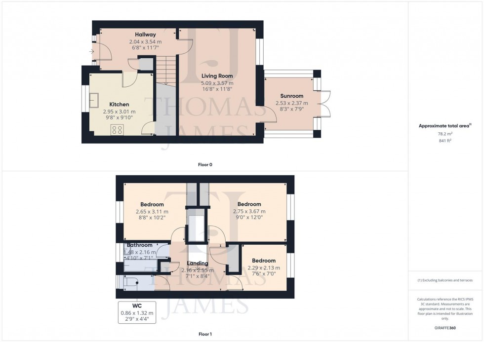 Floorplan for Ashworth Avenue, Ruddington, Nottingham