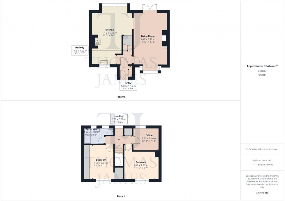 Floorplan for Park Lane, Owthorpe, Nottingham