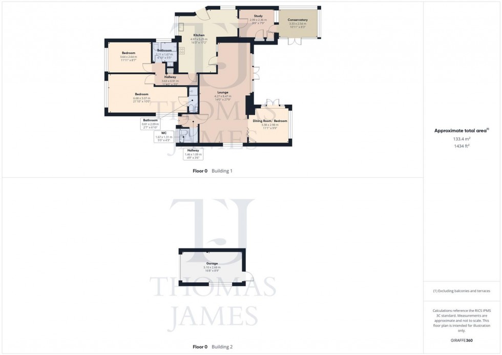 Floorplan for Hollytree Close, Hoton, Loughborough
