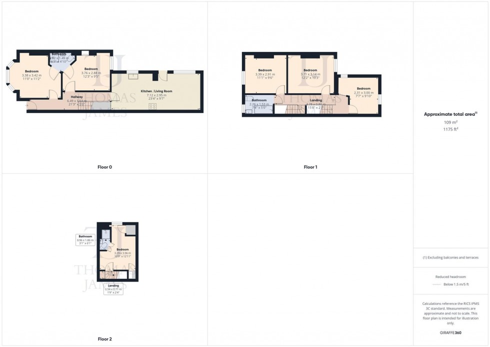 Floorplan for Teversal Avenue, Nottingham