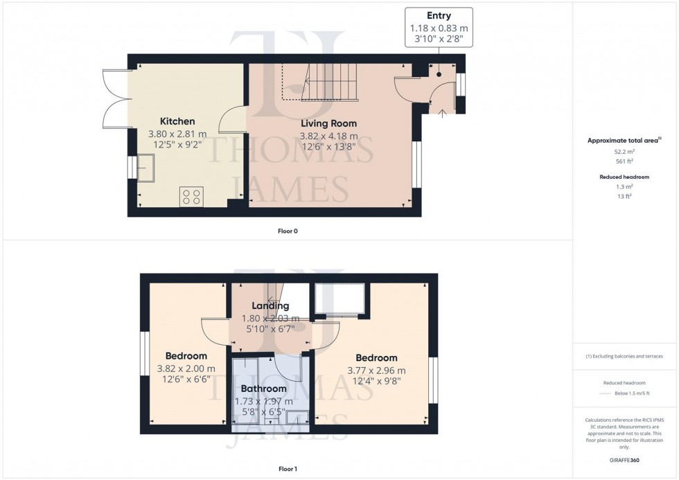 Floorplan for Gripps Common, Cotgrave, Nottingham