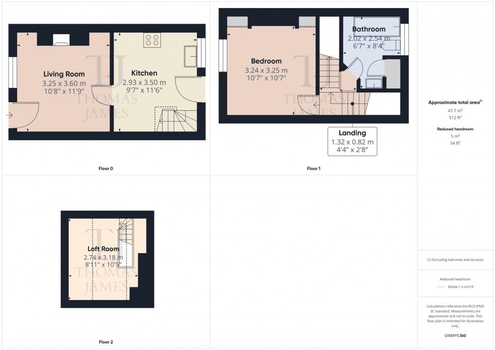 Floorplan for Widdowsons Row, Ruddington