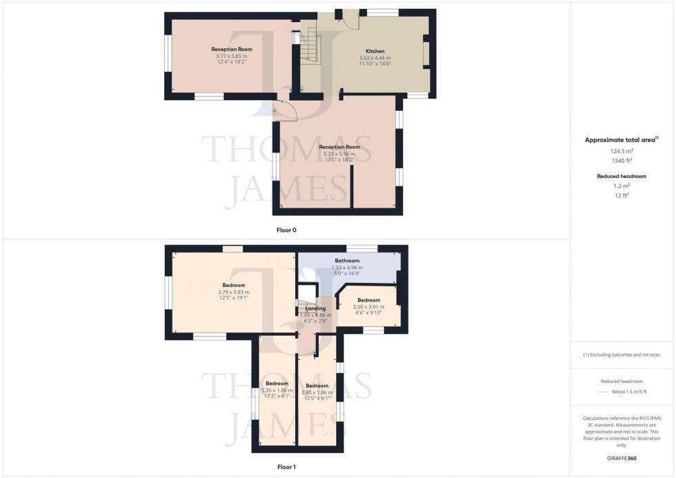 Floorplan for The Green & High Street Ruddington, Nottingham