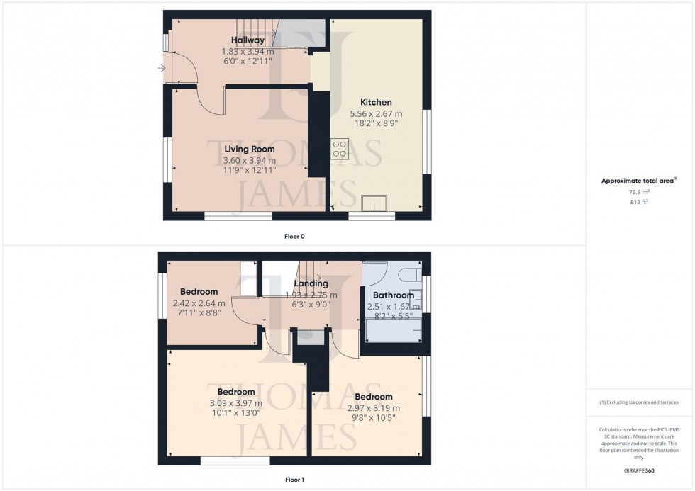 Floorplan for Ringleas, Cotgrave, Nottingham