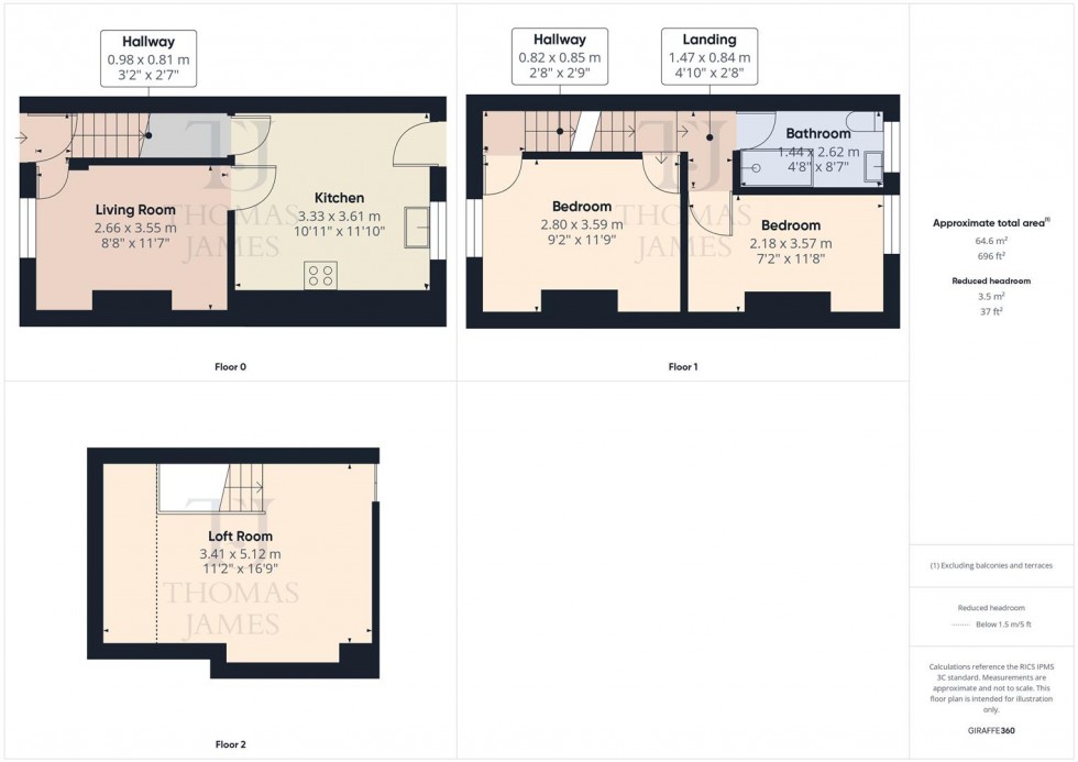 Floorplan for Charles Street, Ruddington, Nottingham