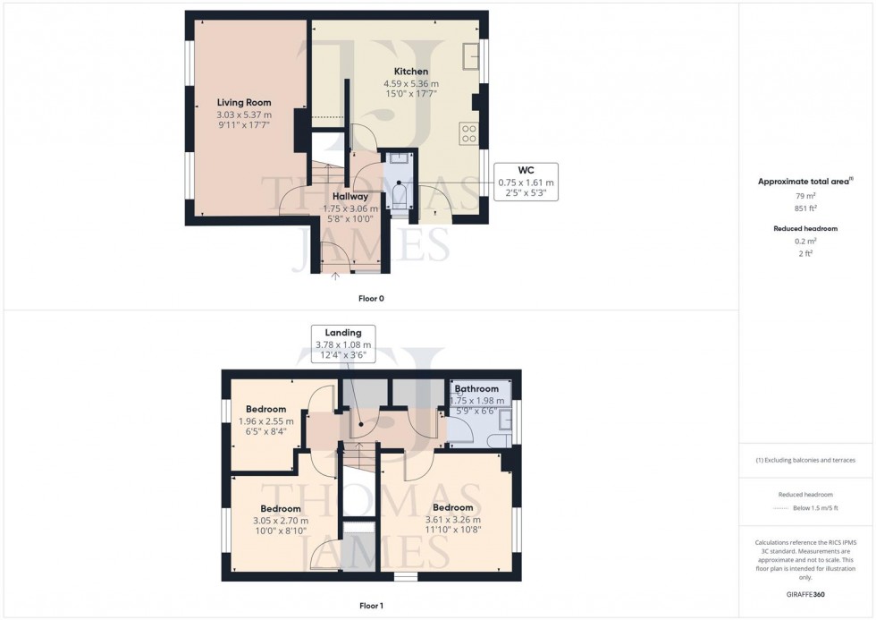 Floorplan for Cropston Close, West Bridgford, Nottingham