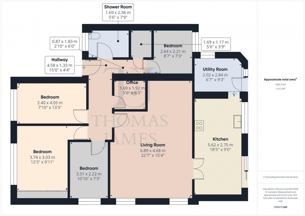 Floorplan for Main Street, Kinoulton, Nottingham