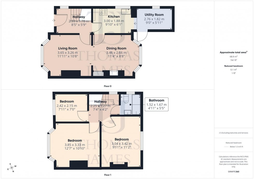 Floorplan for Rufford Road, Ruddington, Nottingham