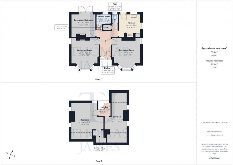 Floorplan for Carlton Hill, Nottingham