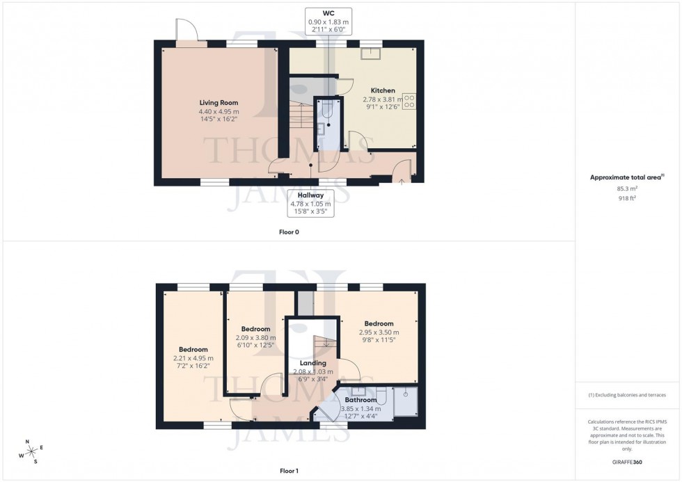 Floorplan for Bunny Hill, Bunny, Nottingham