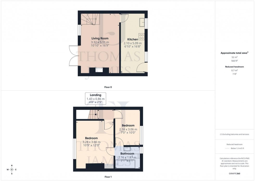 Floorplan for Orchard Street, Gotham, Nottingham