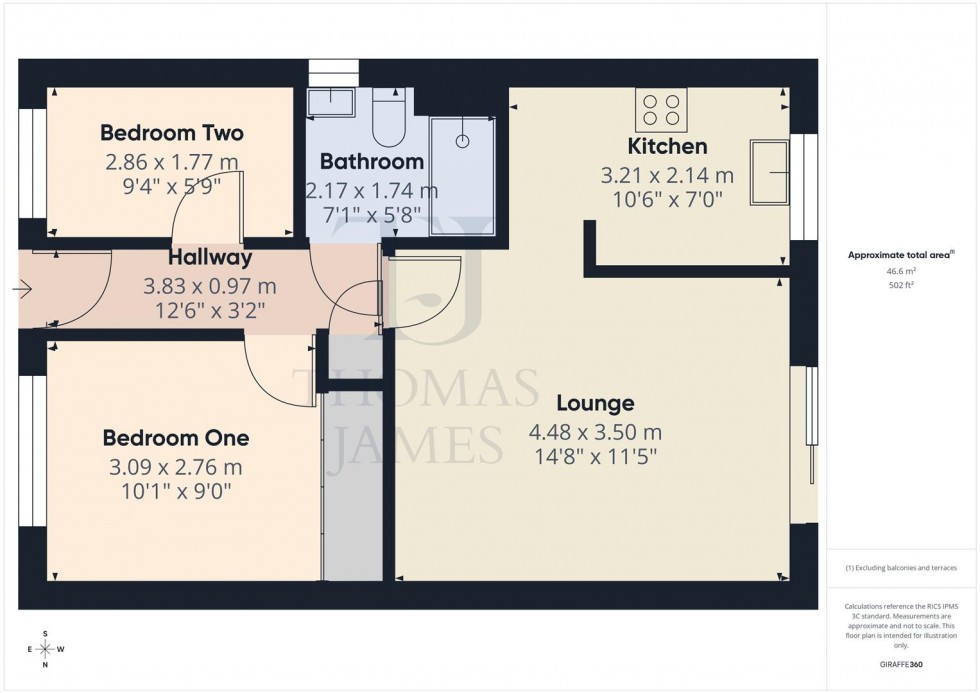 Floorplan for Shrimpton Court, Ruddington, Nottingham