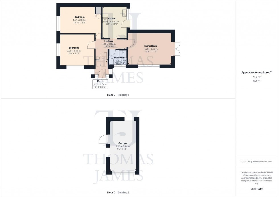 Floorplan for Newholm Drive, Nottingham