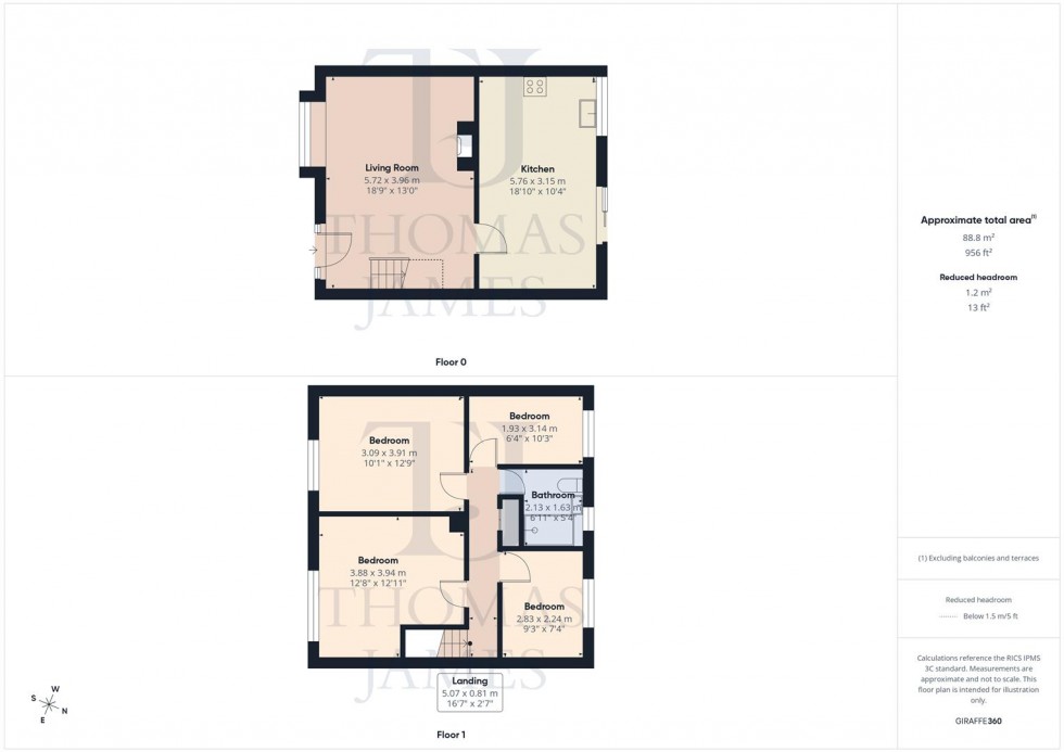 Floorplan for Cloverdale, Cotgrave