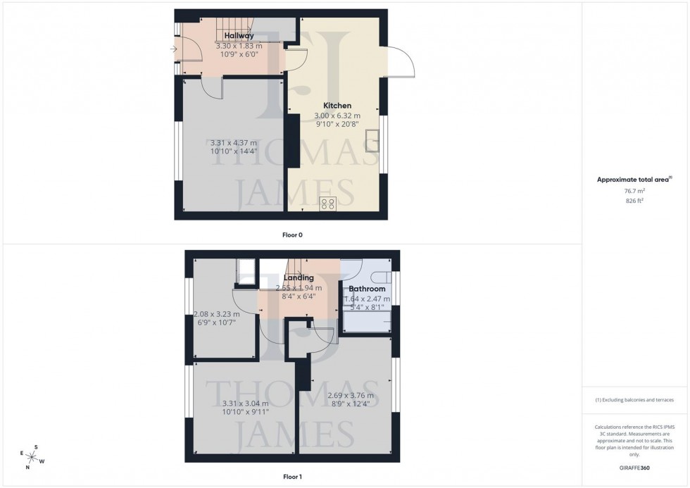 Floorplan for Ringleas, Cotgrave, Nottingham