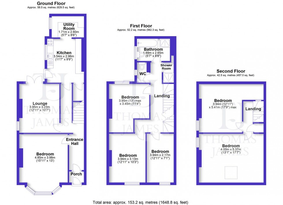 Floorplan for Radcliffe Road, West Bridgford, Nottingham