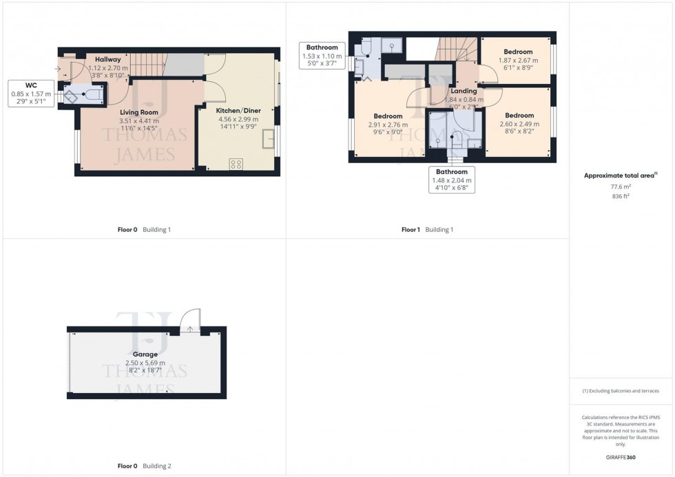 Floorplan for Wibberley Drive, Ruddington, Nottingham
