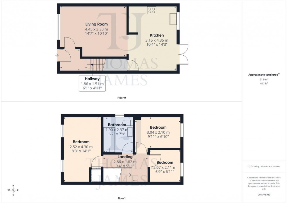 Floorplan for Sheepfold Lane, Ruddington, Nottingham