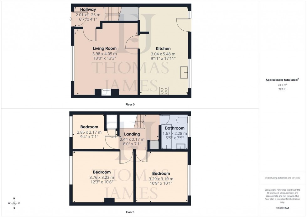 Floorplan for Highbank Drive, Clifton,  Nottingham