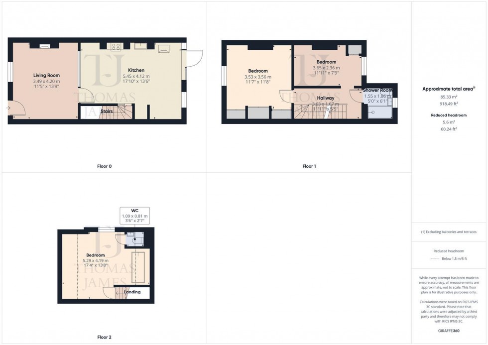 Floorplan for Frog Lane, Plungar, Nottingham