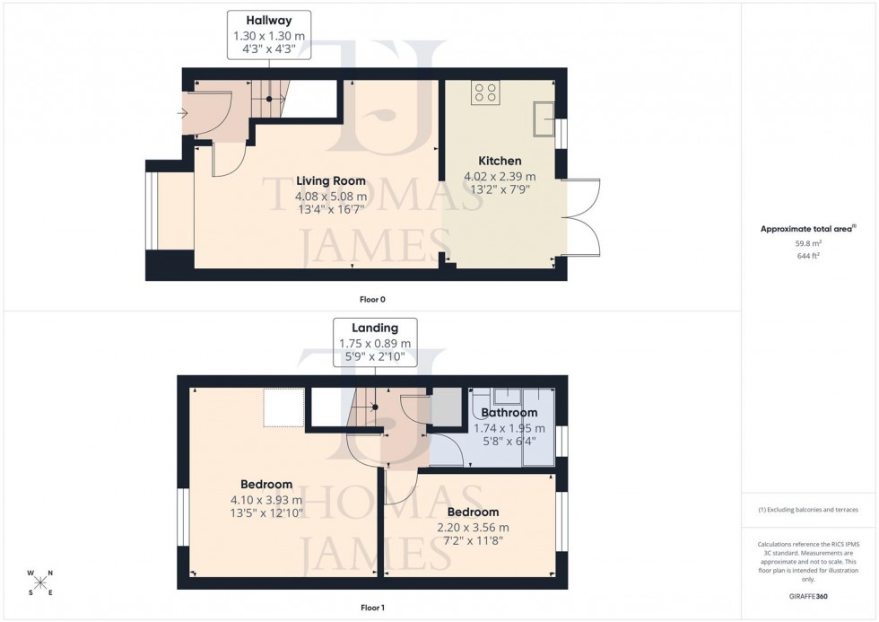 Floorplan for Pieris Drive,  Clifton, Nottingham