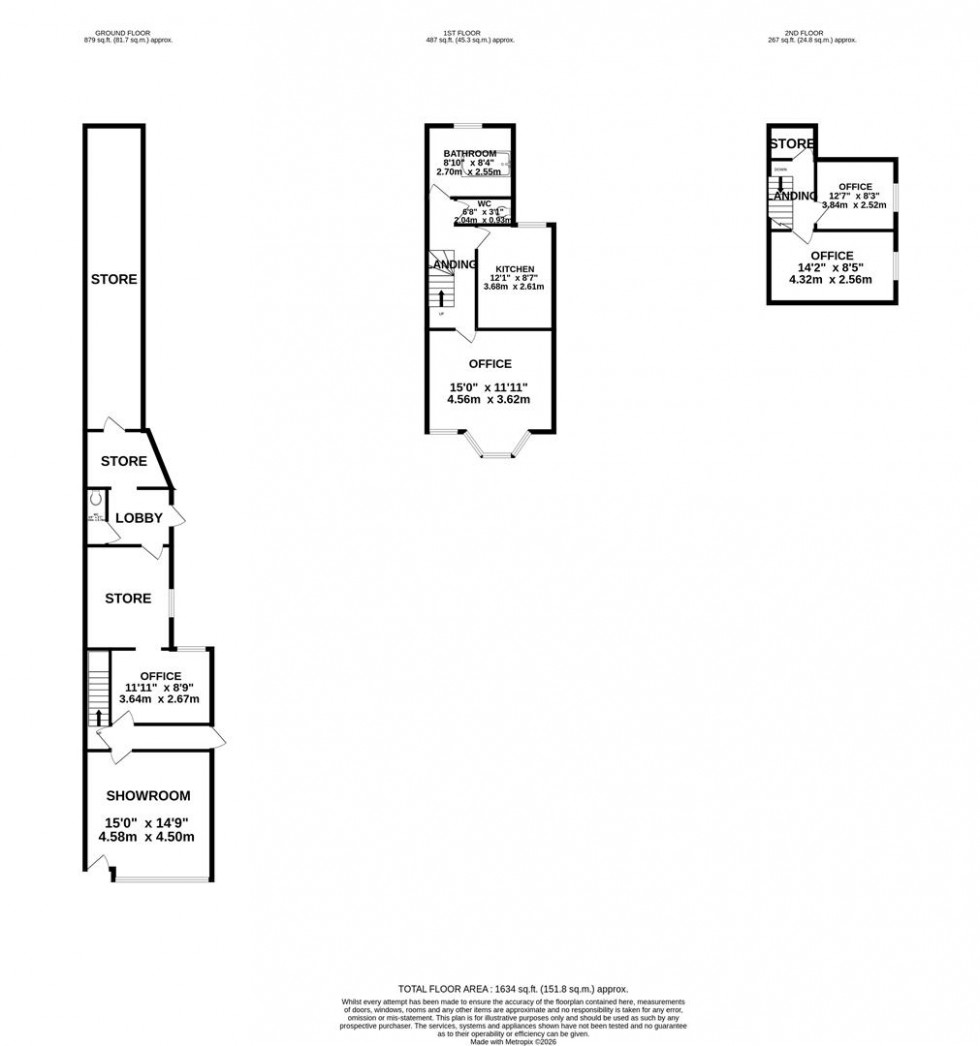 Floorplan for Main Road, Gedling