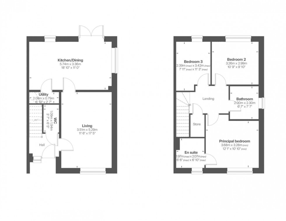 Floorplan for Home 31, Sylvan, Loughborough Road, Ruddington, Nottingham
