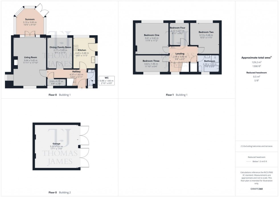 Floorplan for Carpenters Close, Cropwell Butler, Nottingham