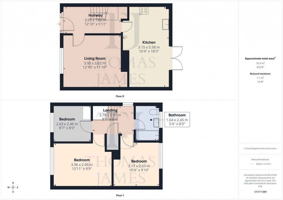Floorplan for Cloverdale, Cotgrave, Nottingham