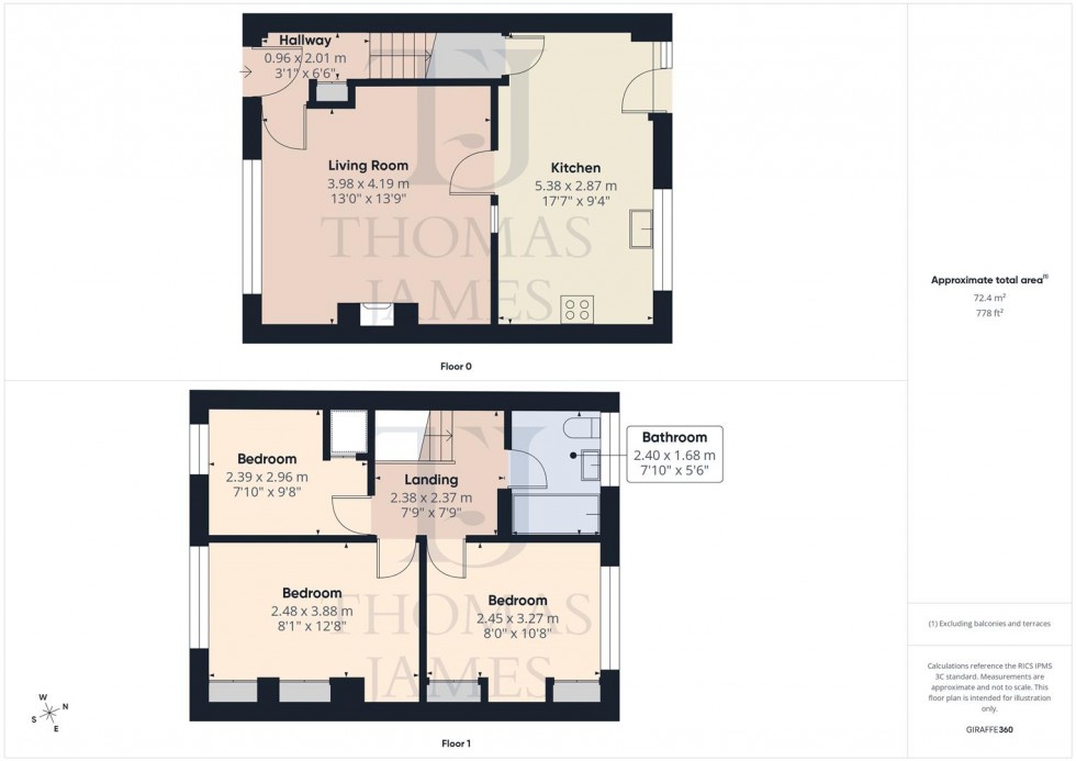 Floorplan for Leverton Green, Clifton, Nottingham