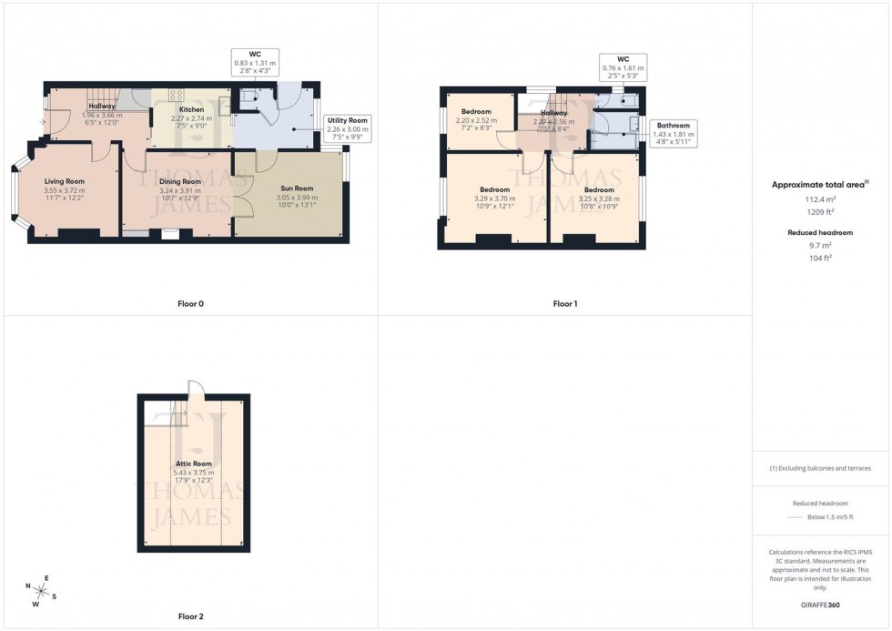 Floorplan for South Road, West Bridgford, Nottingham