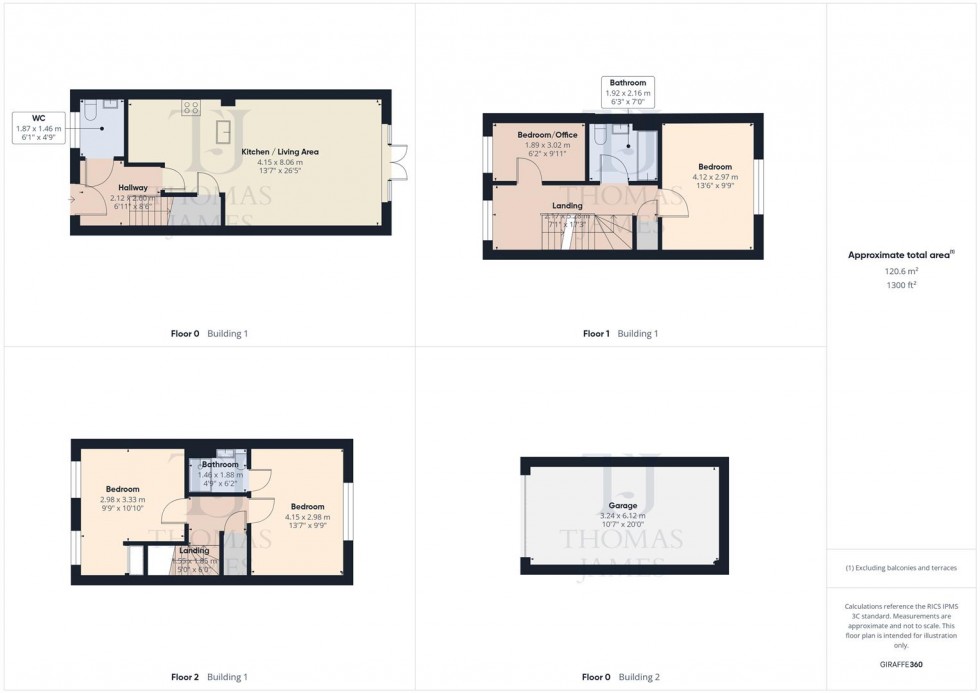 Floorplan for Harvest Drive, Cotgrave, Nottingham