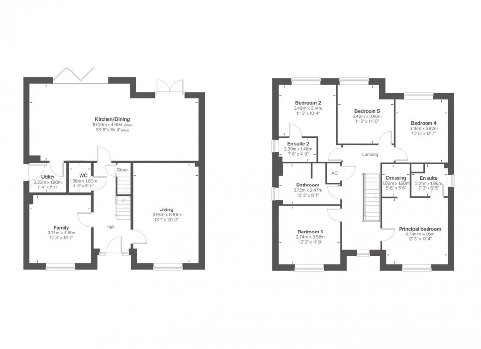Floorplan for Home 11, Sylvan, Loughborough Road, Ruddington, Nottingham