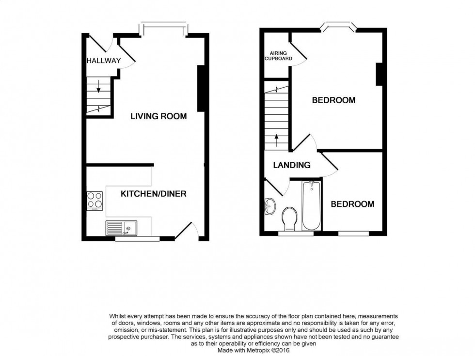 Floorplan for Thorntons Close, Cotgrave, Nottingham
