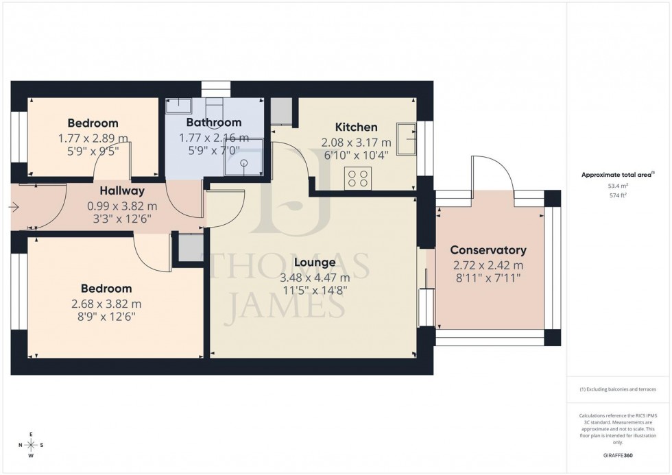 Floorplan for Shrimpton Court, Ruddington, Nottingham