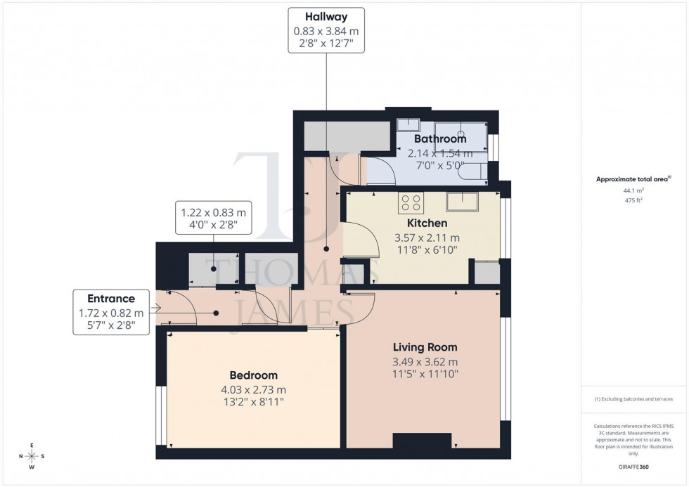 Floorplan for Leys Road, Ruddington, Nottingham