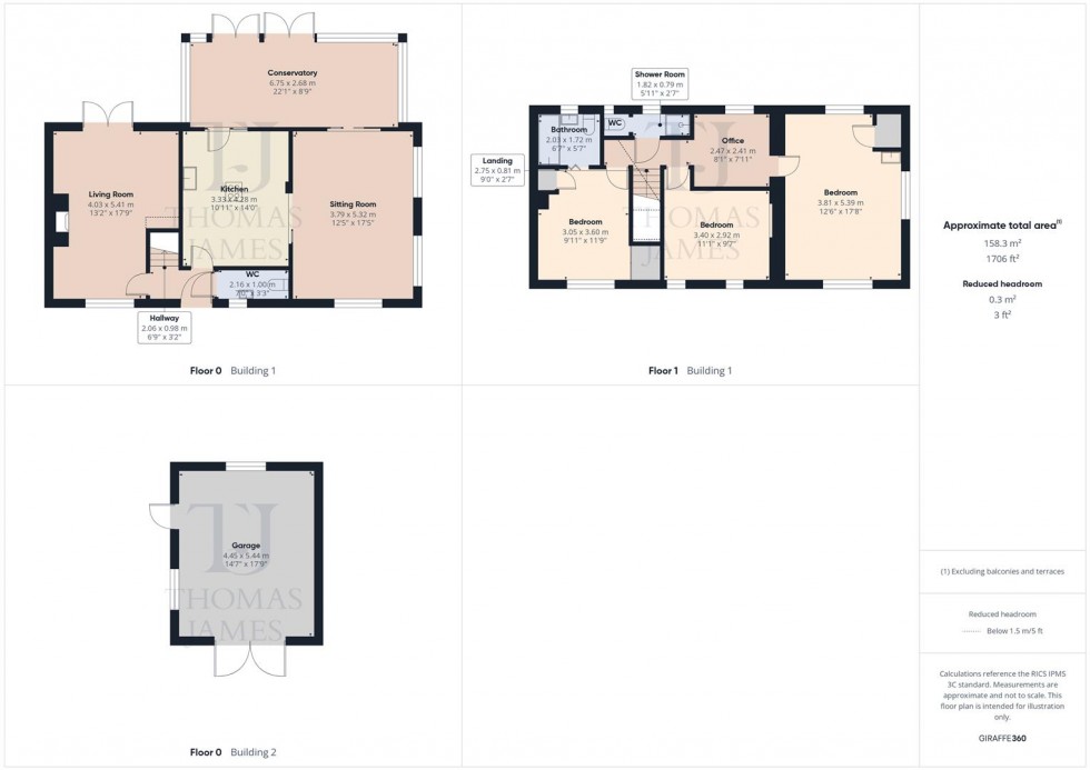 Floorplan for Park Lane, Owthorpe, Nottingham