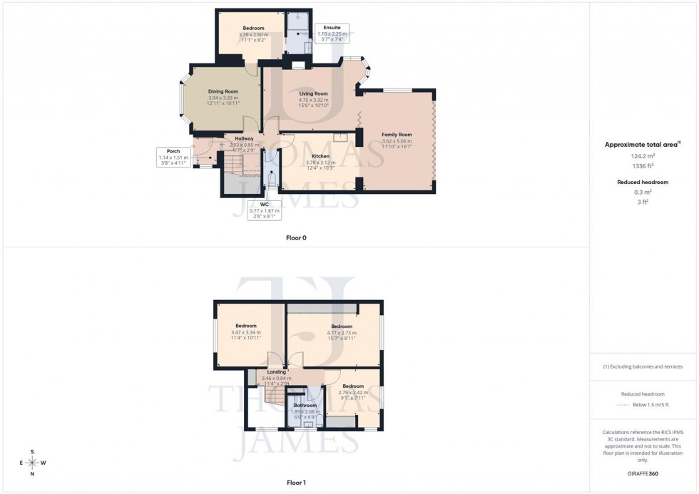 Floorplan for Flawforth Avenue, Ruddington, Nottingham