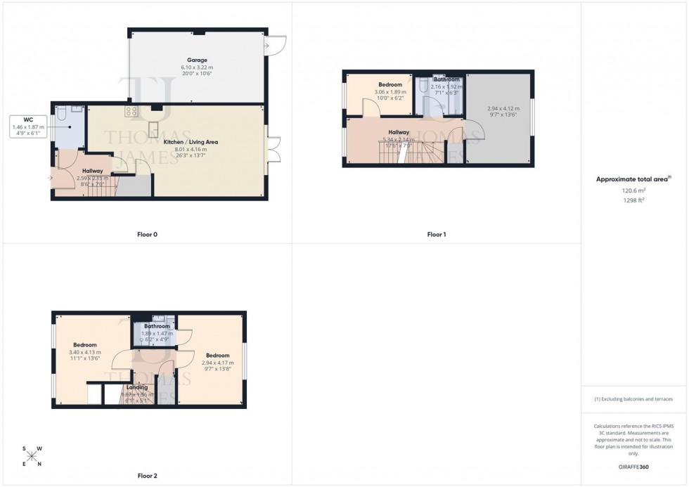 Floorplan for Harvest Drive, Cotgrave