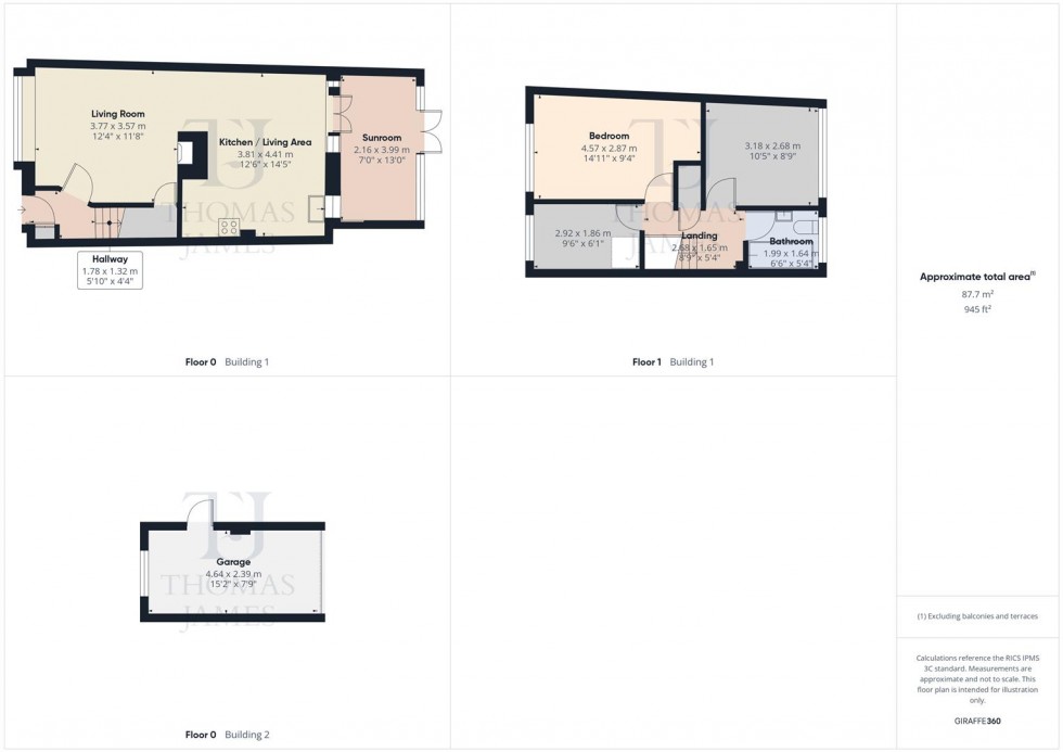 Floorplan for Brook View Drive, Keyworth, Nottingham
