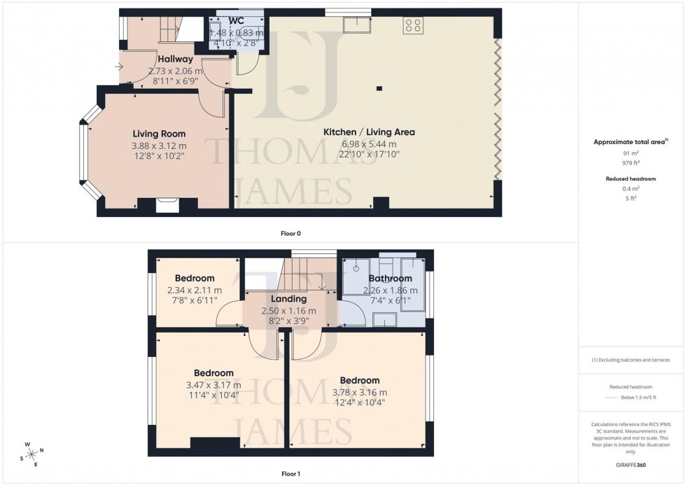 Floorplan for Easthorpe Street, Ruddington, Nottingham