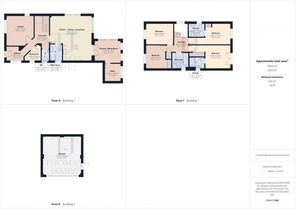 Floorplan for The Approach, Ruddington, Nottingham