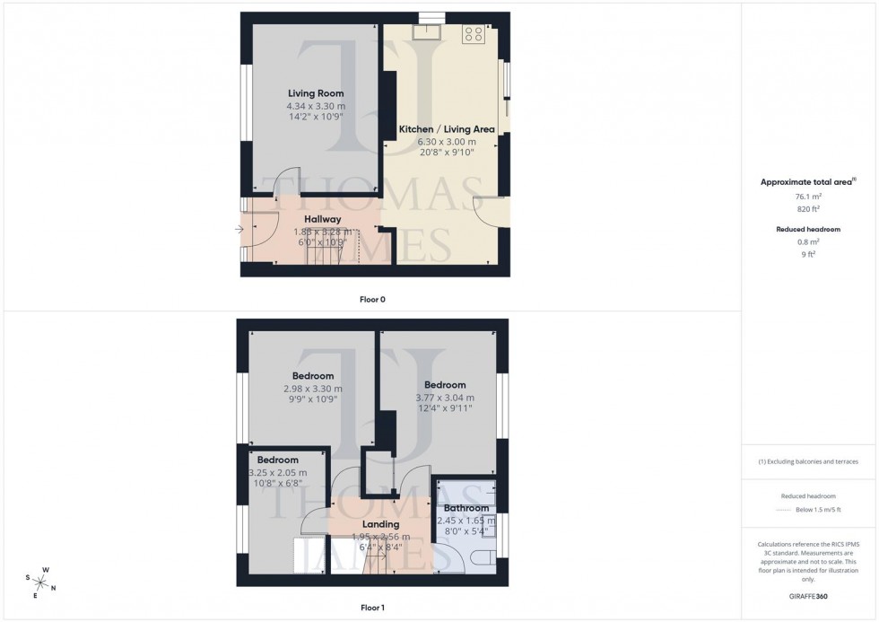 Floorplan for Ringleas, Cotgrave, Nottingham