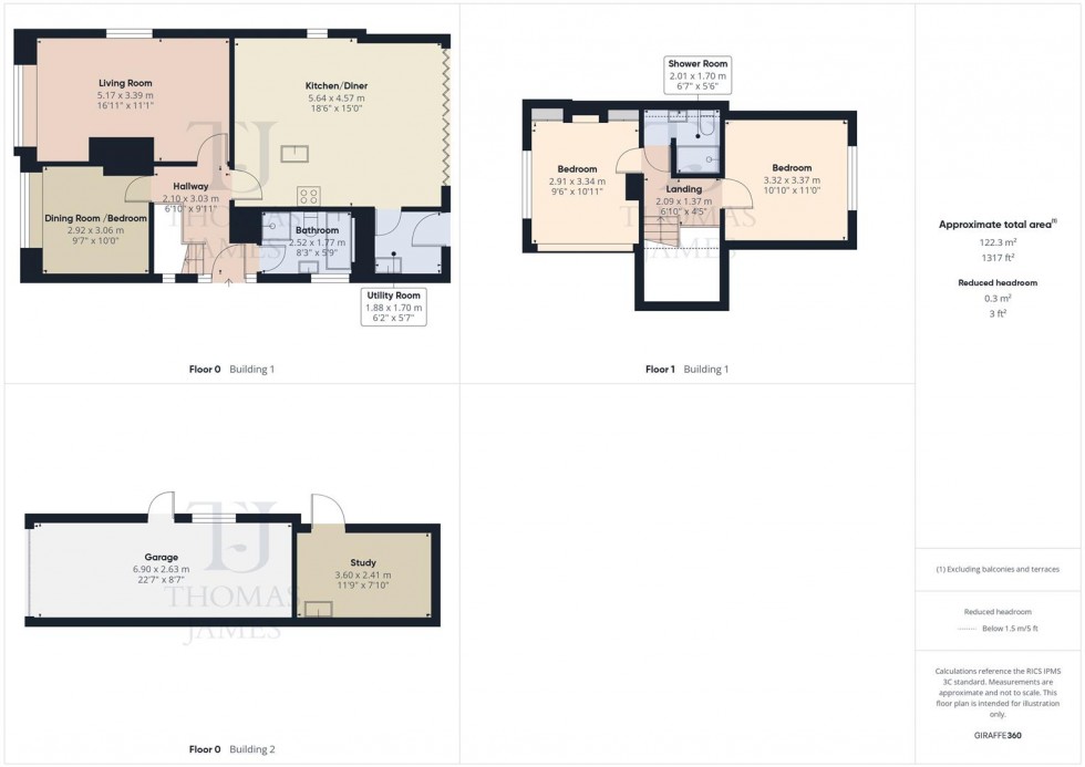 Floorplan for Pygall Avenue, Gotham, Nottingham