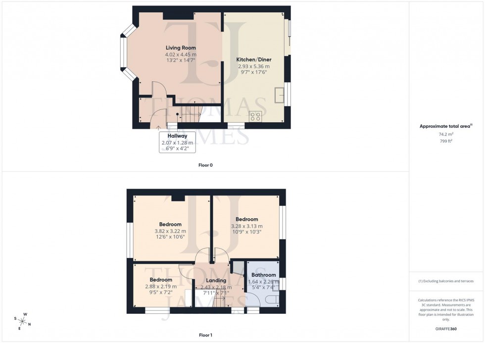 Floorplan for Summerwood Lane, Clifton, Nottingham