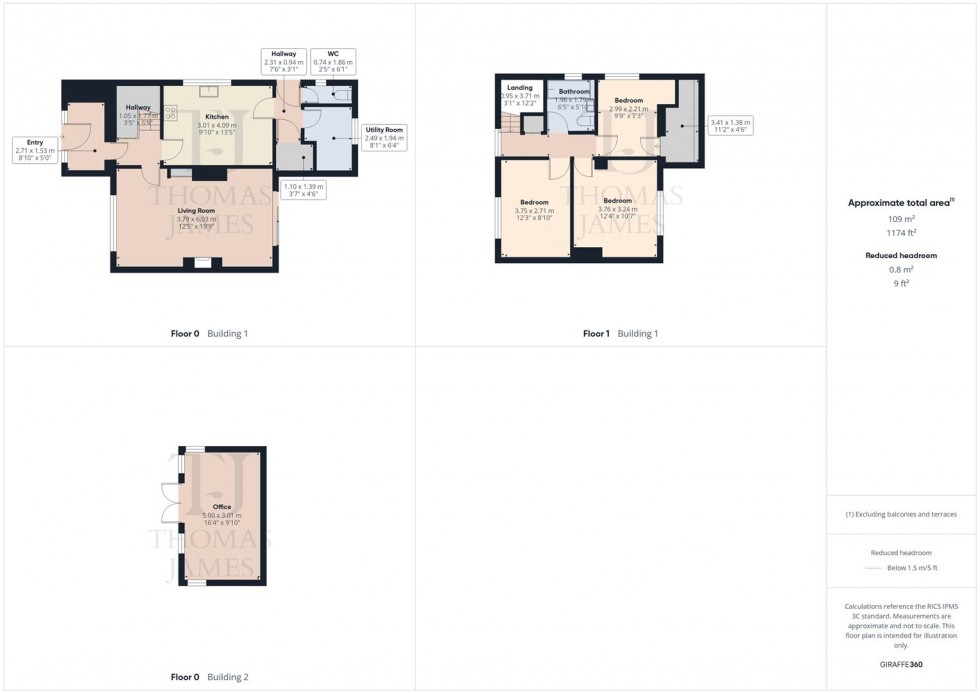 Floorplan for Elms Park, Ruddington, Nottingham