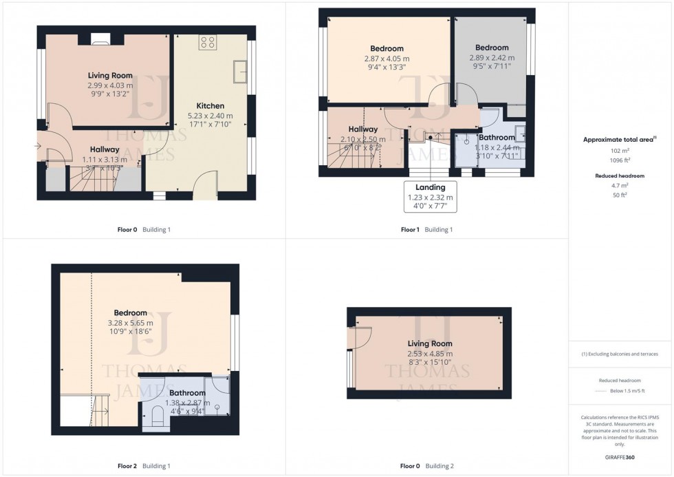 Floorplan for St. Peters Crescent, Ruddington, Nottingham