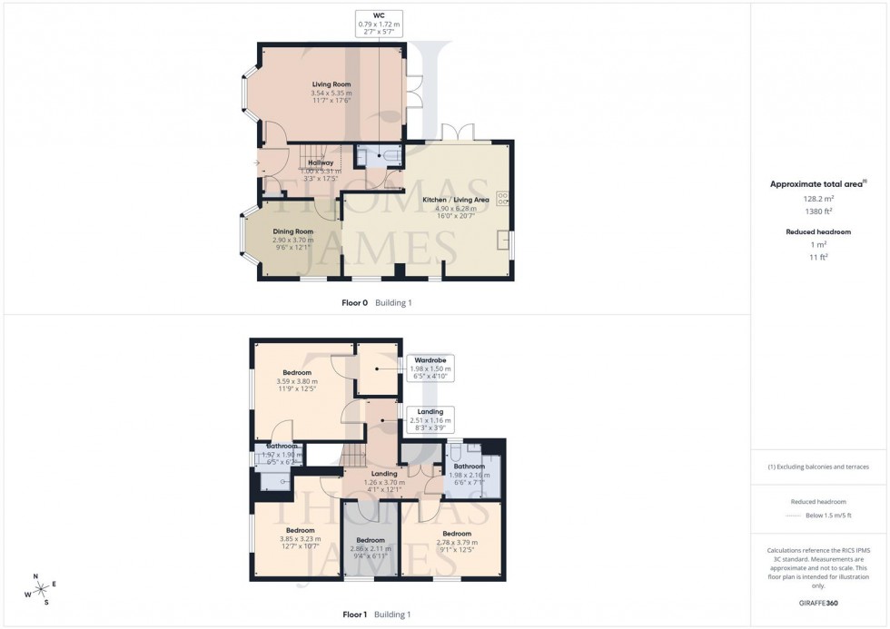 Floorplan for Willow Road, Cotgrave, Nottingham